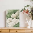 thumbnail image 3 of Abstract Floral Canvas Wall Art – Modern Neutral Flower Canvas Painting, Printed Botanical Wall Art, Minimalist Leaf Texture Artwork, 3 of 7