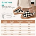 thumbnail image 7 of House Slippers for Women Men,Plush House Shoes Memory Foam Checkered Slippers Womens Casual Fuzzy Bedroom Indoor Outdoor Plaid Shoes with Fur Lining, 7 of 7