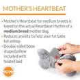 thumbnail image 4 of K&H Pet Products Mother’s Heartbeat Heated Puppy Bed Heated Bed + Bone Pillow Gray Medium Breed Heartbeat 13 X 16 Inches, 4 of 11