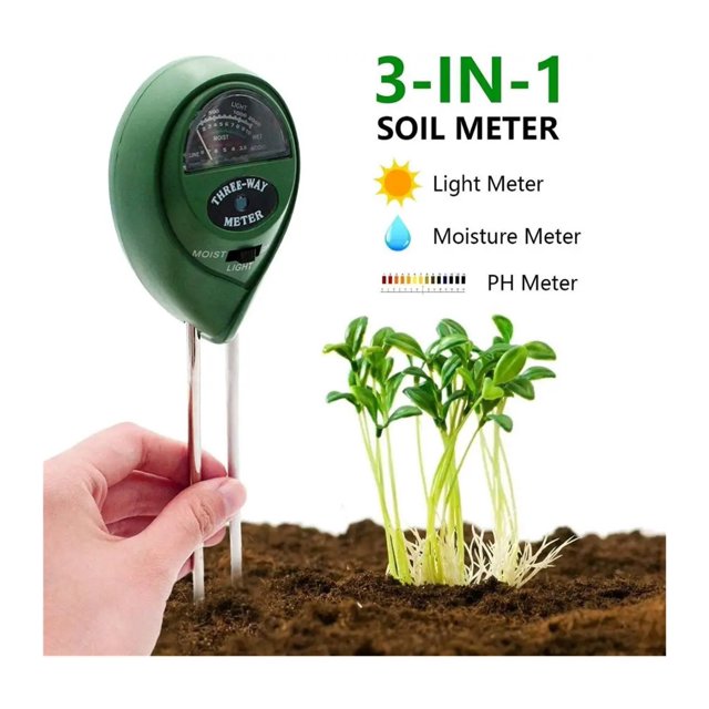3/4 In 1 Soil PH Tester PH Light Moisture Acidity Tester Soil Tester Moisture Meter Plant Soil Tester Kit For Flowers ,Upgraded Testing Structure
