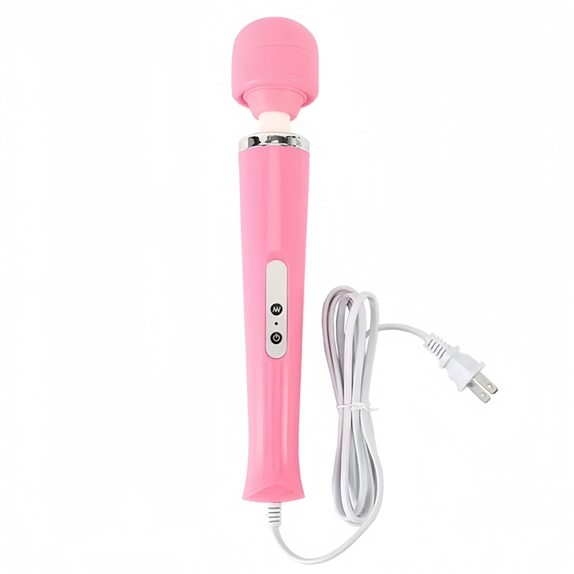 1 Pack Wired Powerful Handheld Electric Back Massager with 10 Vibration Modes, Personal Vibrations Massage for Sports Recovery, Muscle Aches, Body Pain (Pink)