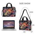 thumbnail image 3 of 16" Laptop Briefcase for Work Travel Laptop Shoulder Bag Carrying Handbag Laptop Case Fox Skull, 3 of 8