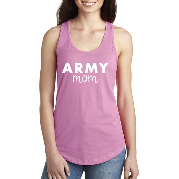 Army Mom Racerback Tank