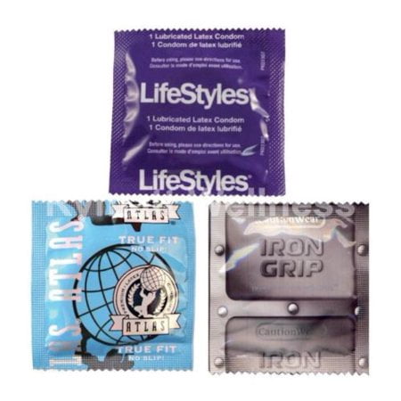 Snug Fit Small Condoms Assorted Sampler Pack of (Best Slim Fit Condoms)