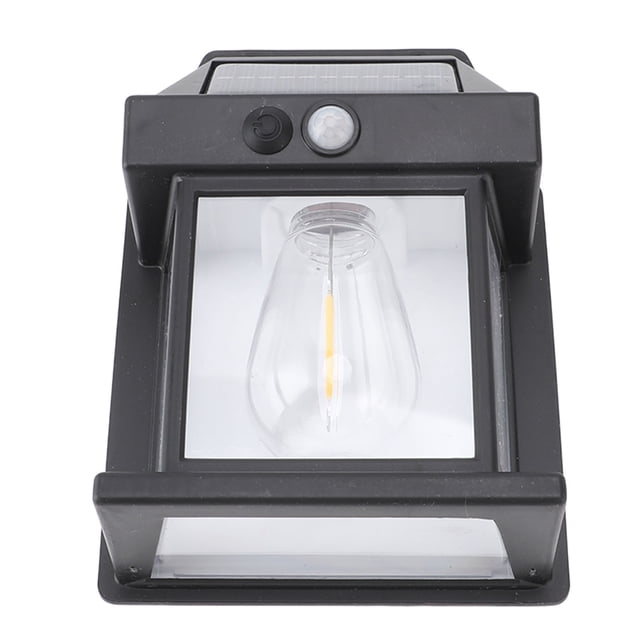 AMONSEE Solar Sensor Motion Wall Lights ABS Material Cordless 600LM Brightness Front Door