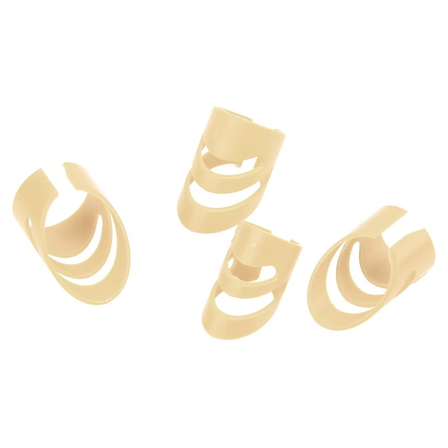 4Pcs Guitar Finger Pick Fingertip Protector Instrument Accessory Set Kit for Bass Banjo