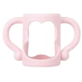 thumbnail image 2 of Bottle Handle Pink, Versatile Bottle Handles Made for Wide Mouth Bottles Compatibility with 2Nd and 3Rd Generation Versions Sturdy Grip for Babies' Comfort and Facilitates Parent (1 Handle), 2 of 9