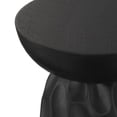 thumbnail image 4 of Boyd 13" WD Solid Mango Contemporary V-Chisel Accent Table in Black & Assembled, 4 of 10