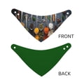 thumbnail image 6 of Kll Various Herbs And Spices In Spoons Dog Bandanas,Triangle Reversible Pet Scarf For Small Medium Large And Extra Large Dogs-Large, 6 of 7