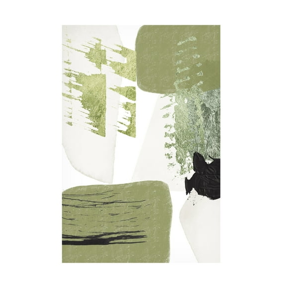 Trademark Fine Art Sally Ann Moss Green Dream 2 Canvas Wall Art