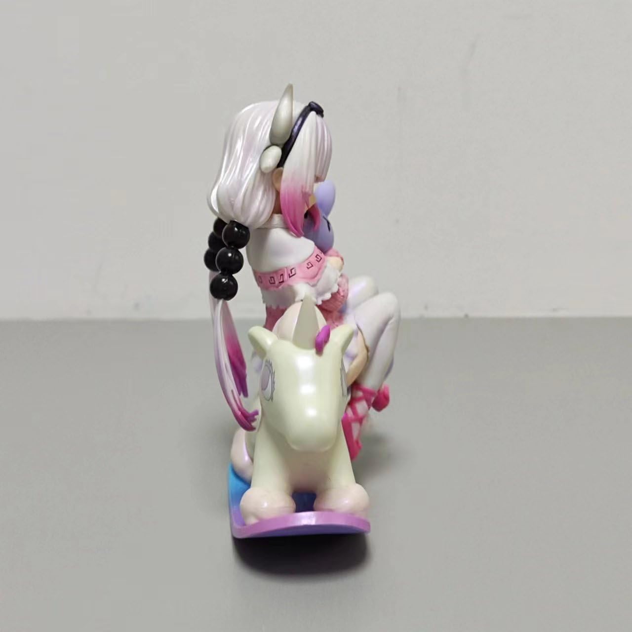 Newly Kanna Figure Sitting Cute Trojans Kanna Action Figures 15cm/5.9inch Anime Character Collection Decor Statue Model Desktop Decoration Ornament Gifts (B)