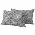 thumbnail image 6 of Black Grey Boho Outdoor Pillow Covers 20x12 Inch Lumbar Pillow Covers Set of 2 Waterproof Decorative Throw Pillow Cases Farmhouse Country Flowers Plaid Textured Cushion Covers for Patio Furniture, 6 of 8