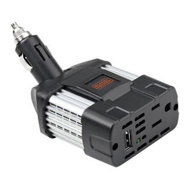 Inversor de Corriente de 100W BLACK+DECKER PI100LA-B3 BLACK+DECKER PI100LA