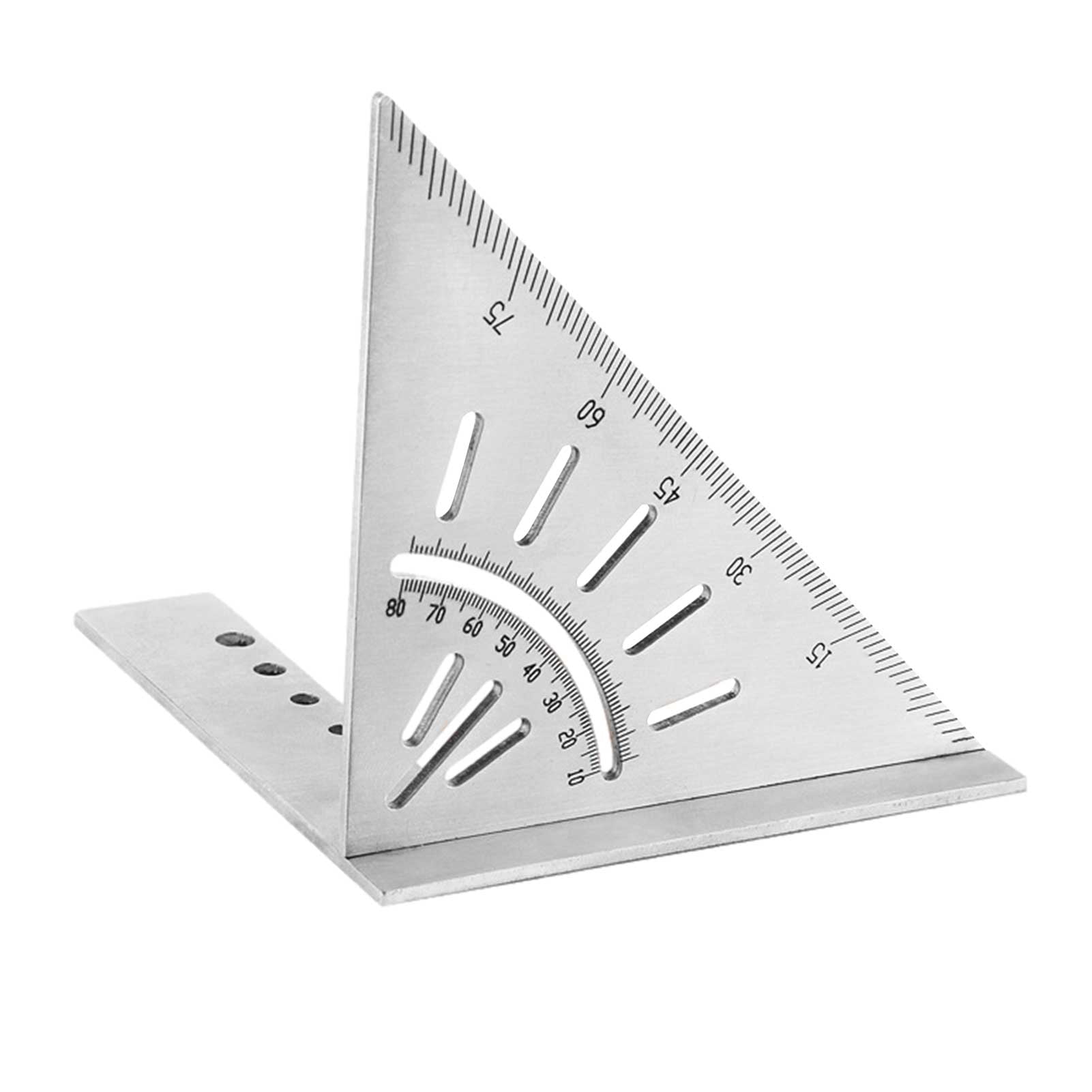 lacyie woodworking ruler stainless steel triangle ruler 45 90 degrees ruler walmart com