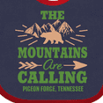 thumbnail image 4 of Inktastic Pigeon Forge Tennessee The Mountains Are Calling Boys or Girls Baby Bib, 4 of 4