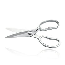 TONMA JP Kitchen Scissors All Purpose [Made in Japan], Japanese Solid All Stainless Steel Cooking Kitchen Shears Heavy Duty with Micro Serrated, Multipurpose Sharp Food & Herb Scissors Dishwasher Safe