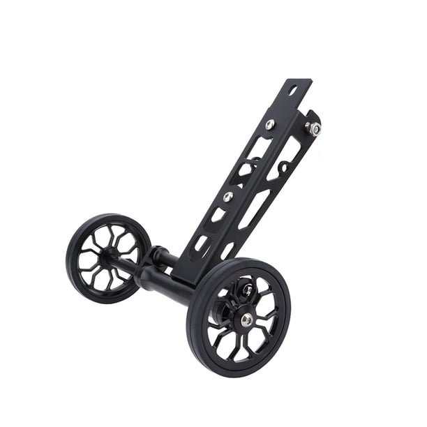 Soidarity Bicicleta Easywheel Firmeza Empuje Neumáticos Botella Hervidor Multifuncional Plegable Easywheels Aleación de aluminio CNC Ciclismo Accesorios Ciclismo Negro Soidarity OD024315-01