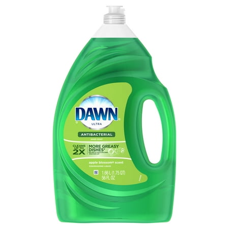 Dawn Ultra Antibacterial Dishwashing Liquid, Apple Blossom, 56 fl oz