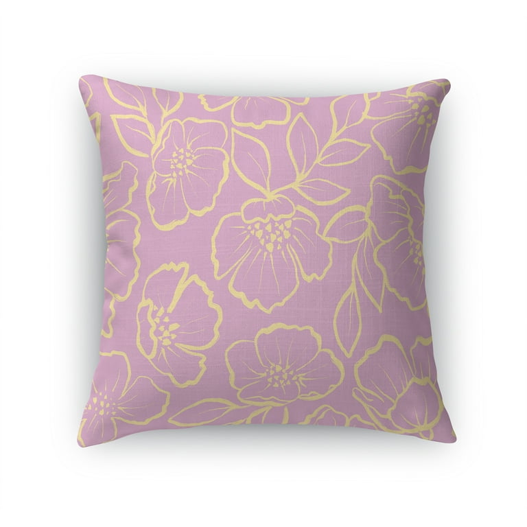 DOGWOOD SKETCH LAVENDER Accent Pillow By Kavka Designs Walmart