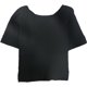thumbnail image 2 of Blusa Eileen Fisher Bateau Pullover para mujer negro mediano, 2 of 2