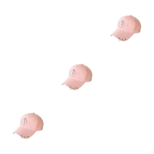 maskred Cotton Baseball Cap With Quick-drying Technology Say Goodbye To Sweat Pink 3Set