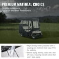 thumbnail image 5 of KFFKFF 2 Passenger Golf Cart Cover Waterproof Driving Enclosure 600D Polyester, 5 of 9
