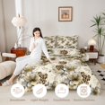 thumbnail image 3 of Manfei Gradient Hibiscus Twin Comforter Sets 2pcs,Animal Leopard Print Bedding Set,1 Comforter and 1 Pillowcase,Reversible, 3 of 6