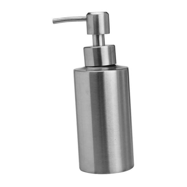 Dispensador de jabón para platos para fregadero de cocina, moderno dispensador de jabón de acero inoxidable para apartamento 250ml
