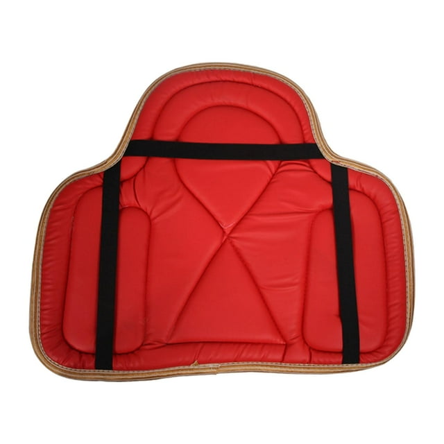 Almohadilla para silla de montar de caballo, cómoda, antideslizante, práctica, para clásica Rojo