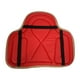 thumbnail image 1 of Mantilla de doma, transpirable, de piel sintética, práctica, para montar a caballo Rojo, 1 of 9