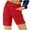 Red, variant on Diufon Shorts for Women Cargo Shorts High Waisted Knee Length Summer Casual Shorts with Pockets Trendy Clothes