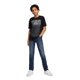 thumbnail image 2 of Camiseta Calvin Klein para niños de manga corta con estampado de 8 años, negra, 2 of 4