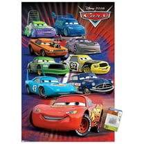 Disney Pixar Cars - Supercharged Wall Poster with Push Pins, 22.375" x 34"