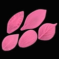 thumbnail image 2 of 5pcs/set Leaf Silicone Mold Fondant Cake Decorating Tool Peony Rose Floral Petal Decorating, 2 of 8