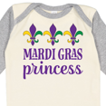 thumbnail image 4 of Inktastic Mardi Gras Princess Girls Long Sleeve Baby Bodysuit, 4 of 5