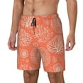 thumbnail image 2 of Balery Beautiful Corals Mens Swim Trunks Swim Shorts for Men Quick Dry Inseam Beach Shorts with Compression Liner Pocket-3X-Large, 2 of 9