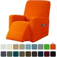 thumbnail image 1 of Subrtex Stretch 1-Piece Recliner Chair Cover Textured Grid Slipcover with Pockets, 1 of 6
