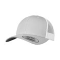thumbnail image 1 of Flexfit - Gorra Retro Dos Tonos para Adultos Unisex (Plateado, Blanco), 1 of 1