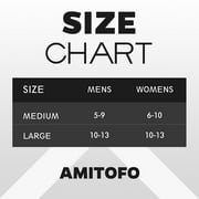 AMITOFO Diabetic Socks for Men Women, Extra Wide Diabetic Ankle Socks Cotton Non Binding Loose Top Neuropathy Socks, 4 Pairs