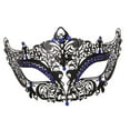 thumbnail image 2 of Antifaz de Mascarada Yinane Azul, 2 of 8