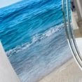 thumbnail image 4 of DESIGN ART Designart 'Landscape With Shells On Tropical Beach' Nautical & Coastal Printed Wall Mirror 24in.x24in., 4 of 5