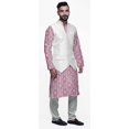 thumbnail image 2 of Atasi Kurta Pyjama pour Homme en Coton avec Veste, Ensemble Ethnique Mandarin Indien, 2 of 5