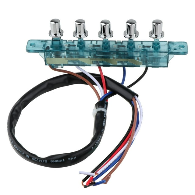 Interruptor de Campana Extractora, Interruptor Pulsador de Campana Extractora, Accesorios de 5 Botones, Tablero de Control de Interruptor de Cocina, I