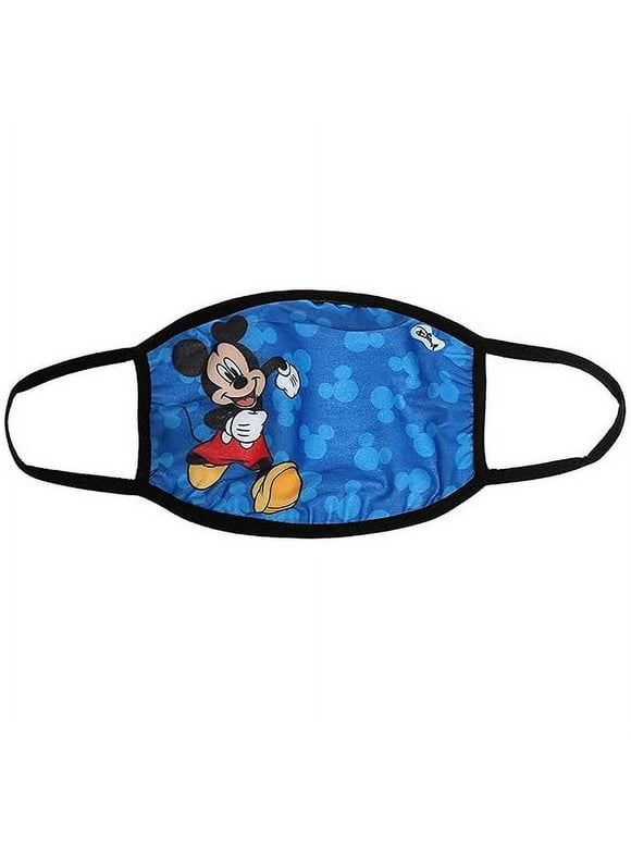 Concept One ACCESSORIES Mickey Running Disney Mickey Mouse Gathered Face Cover  Kids Mask