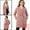 Rose Foncé, variante sur Allegra K Manteau Mi-Long à Manches Longues Raglan à Revers Croisé pour Femme G Kaki Foncé