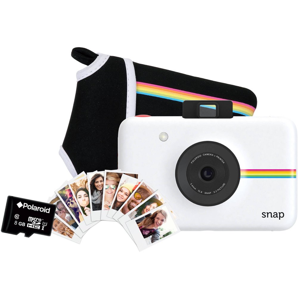 Polaroid Snap Instant Digital Camera Bundle, POLSP01WW