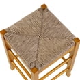 thumbnail image 5 of Boraam Square Rush 29" Stationary Bar Stool in Oak, 5 of 8