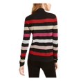 thumbnail image 2 of Maison Jules Womens Metallic Turtleneck Pullover Sweater Black L, 2 of 4