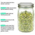 thumbnail image 5 of 4-pack Stainless Steel Sprout Jar Lid Kit Mason Jar Making, 5 of 5