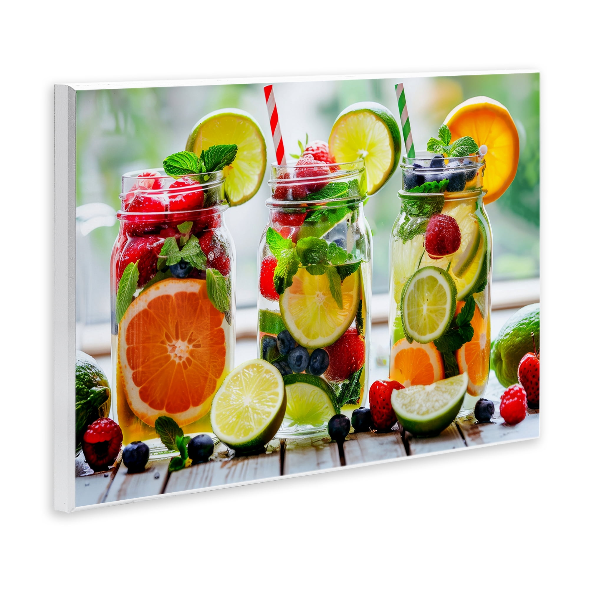 Stupell Industries Vibrant Citrus & Berry Infusion Wall Plaque Art, design by Lazar Studio